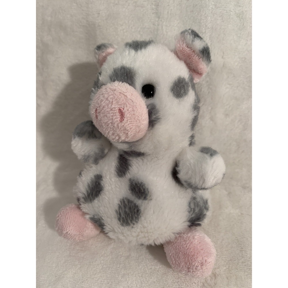 5" Aurora World Palm Pals Plush - Piggles Spotted Piglet Beanie Stuffed Animal‎ - Picture 3 of 10